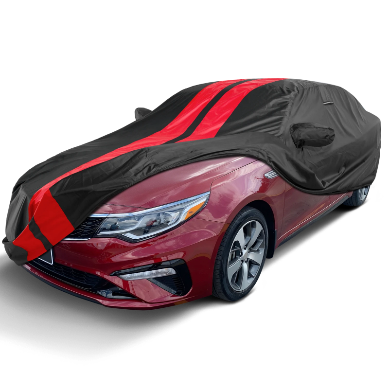 a car with a car cover on it
